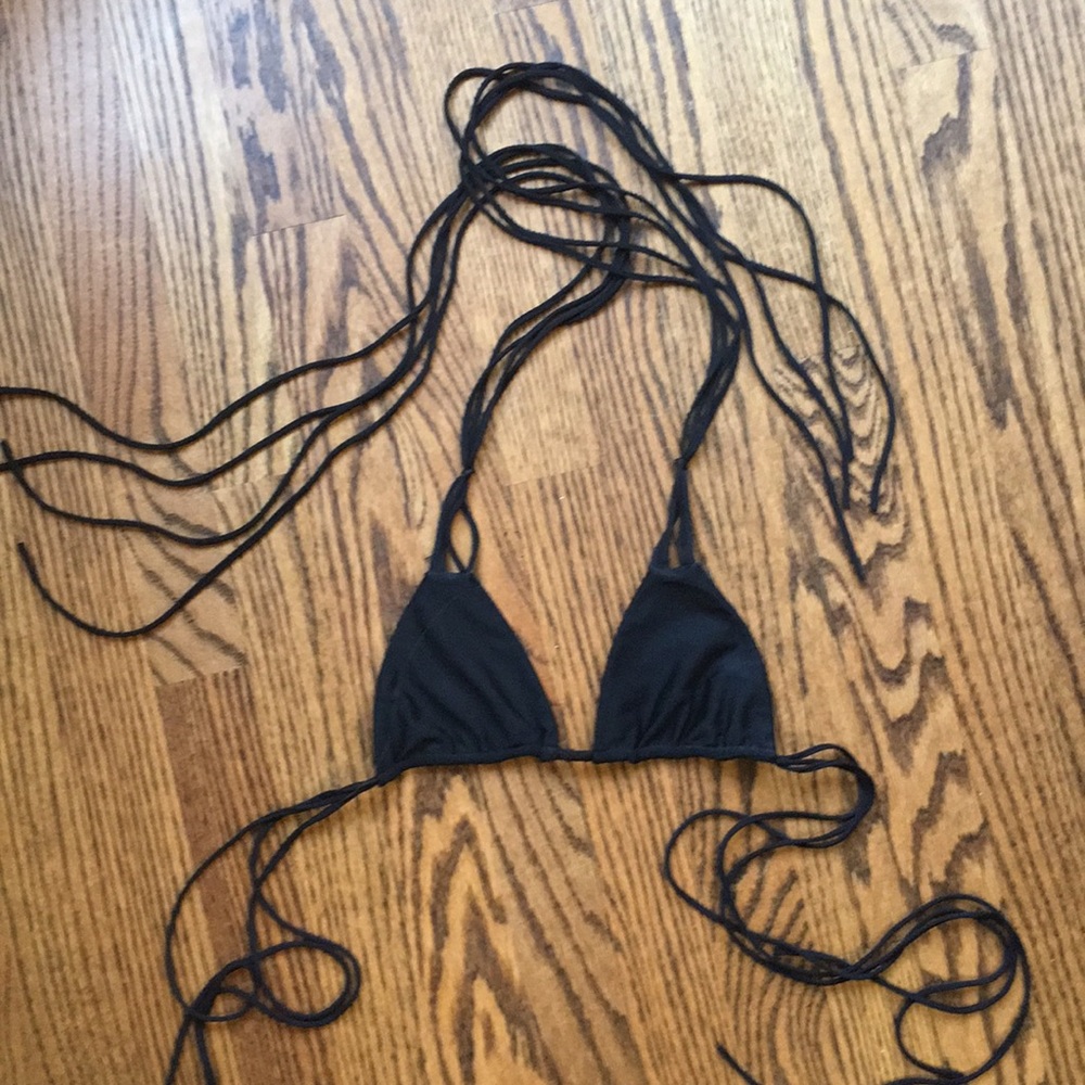 MIKOH SWIMWEAR STRING BIKINI TOP